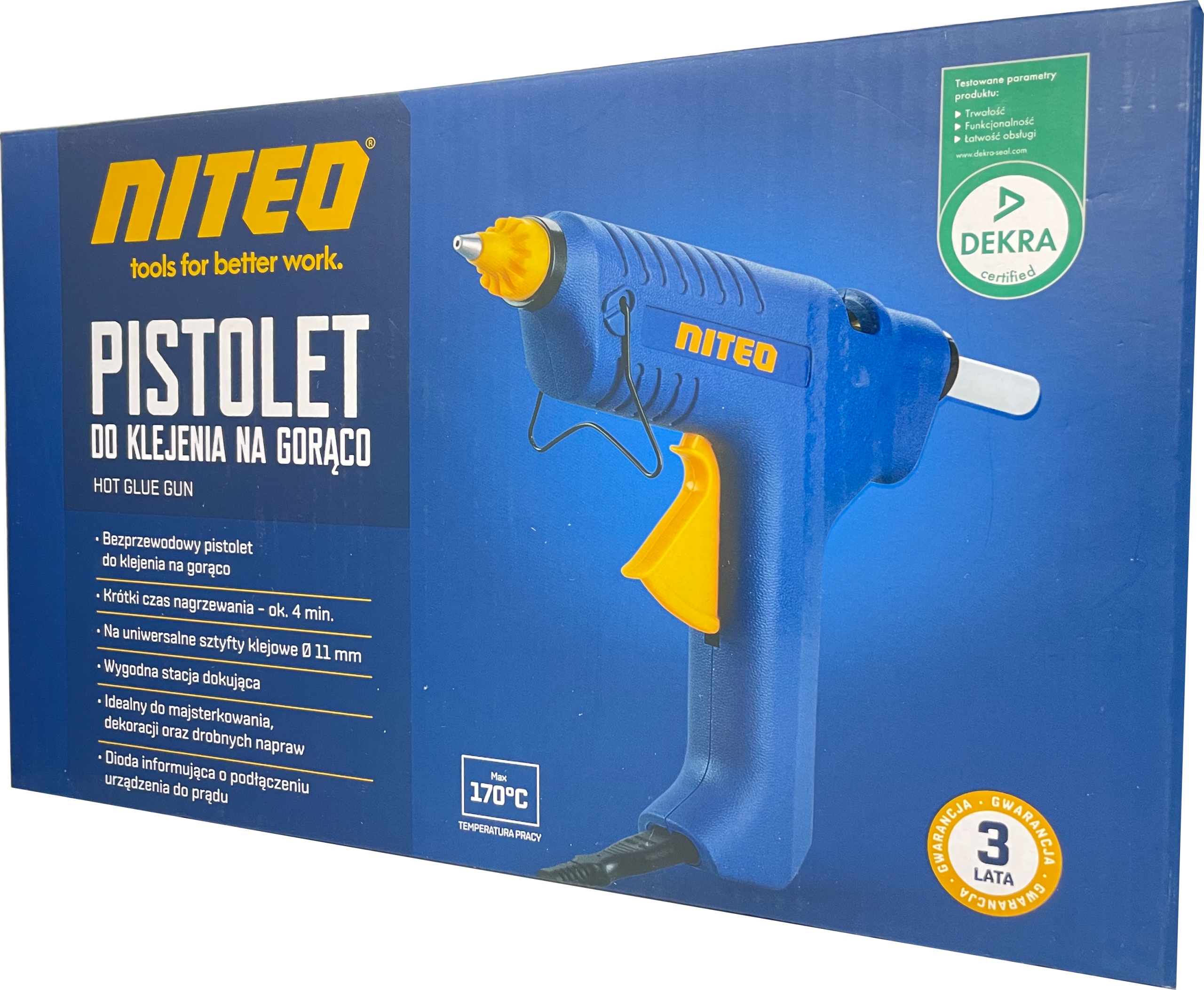 Pistolet do kleju Niteo Tools CG04482B-21 7 170 °C Seria niteo