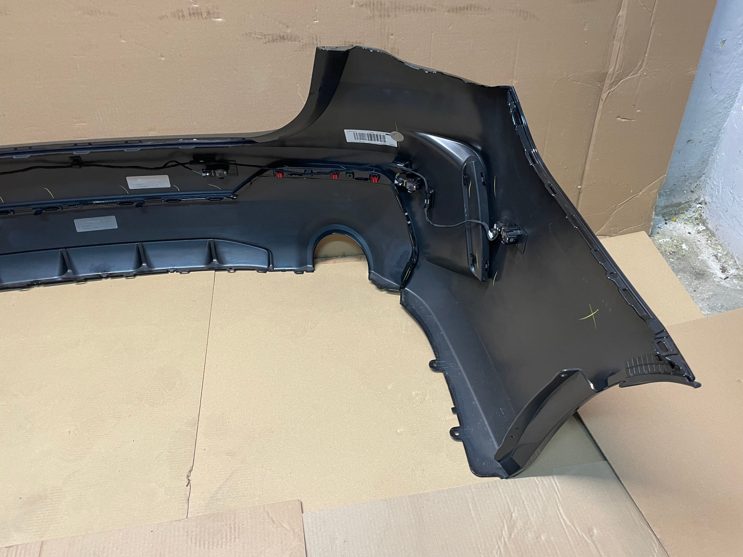 bumper rear part 6 X PDC complete BMW 4 G22 G23 m-packet colour 475