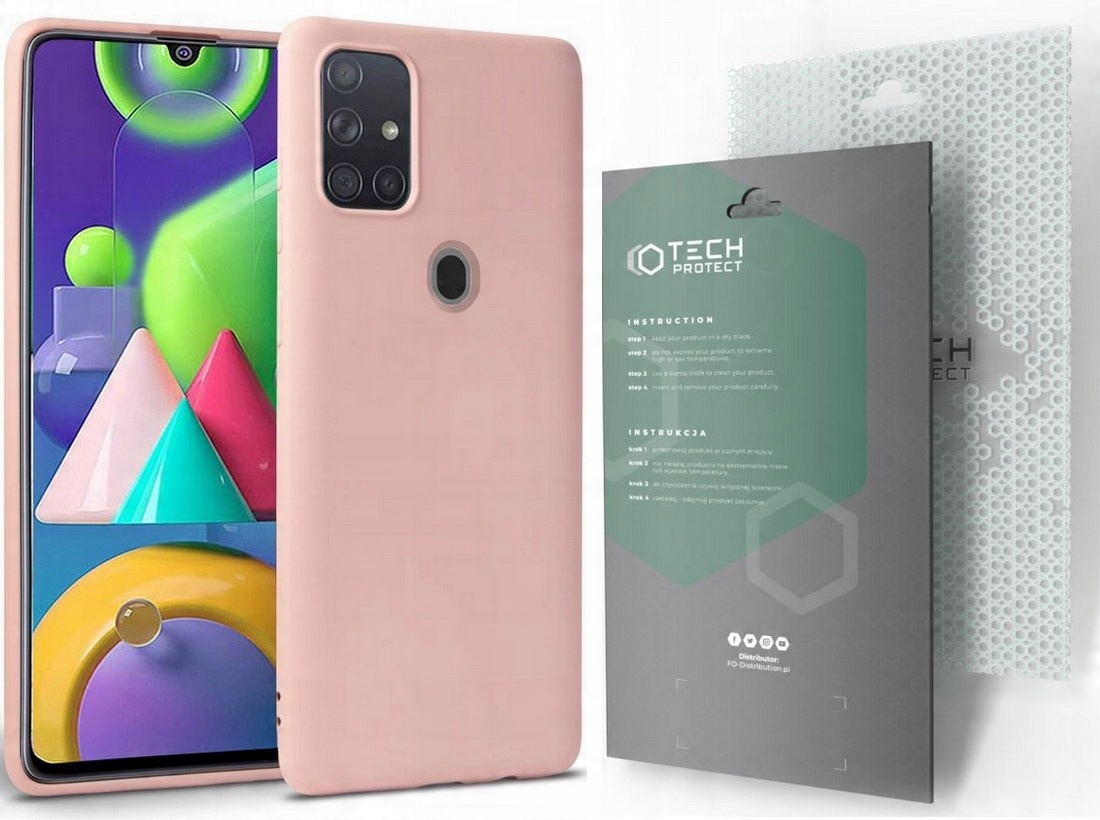 

Icon - Kobiece Różowe Etui Case Do - Galaxy M21