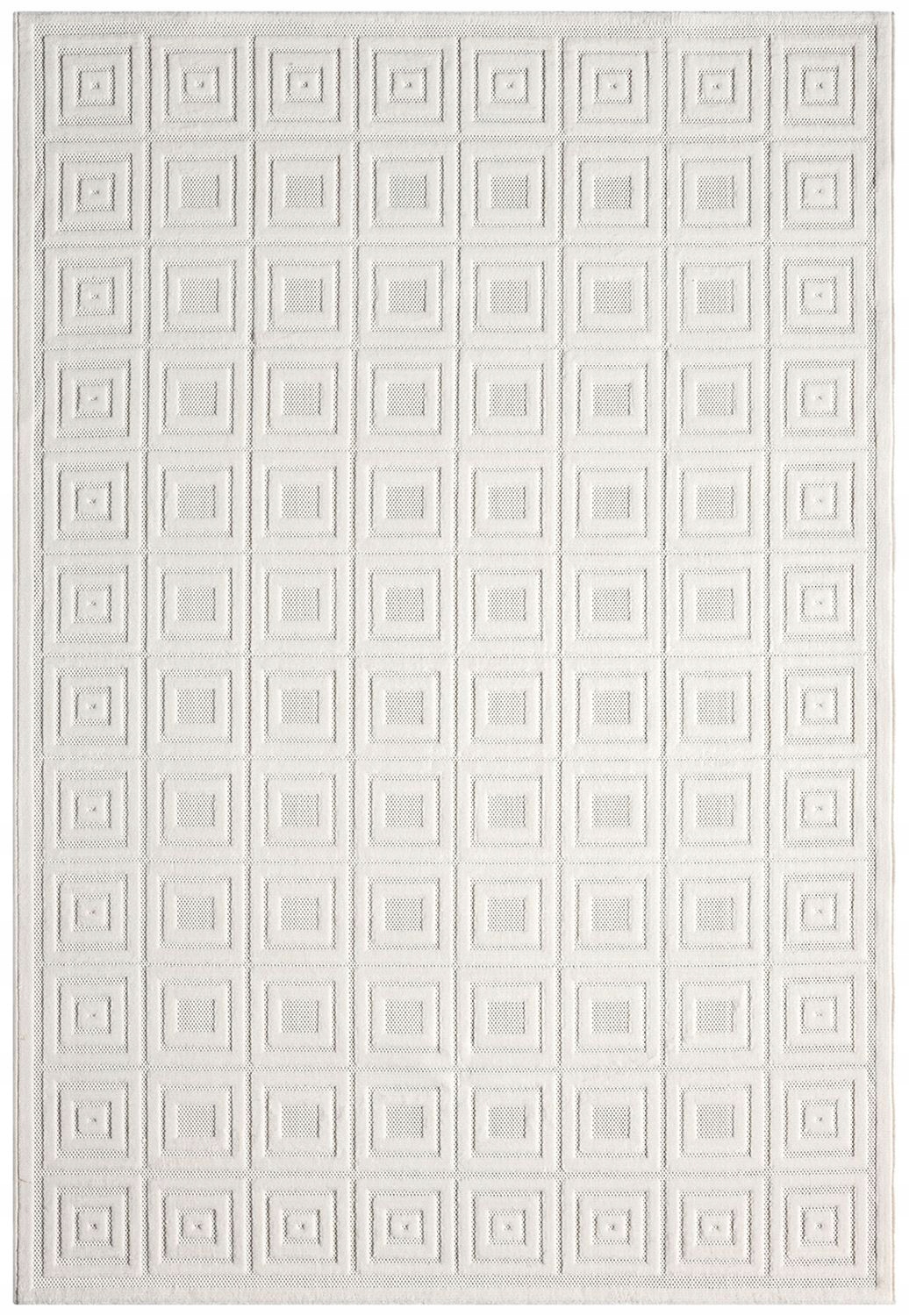 Elegantný Štýlový Koberec 160x230 do obývačky Krémový Svetlý