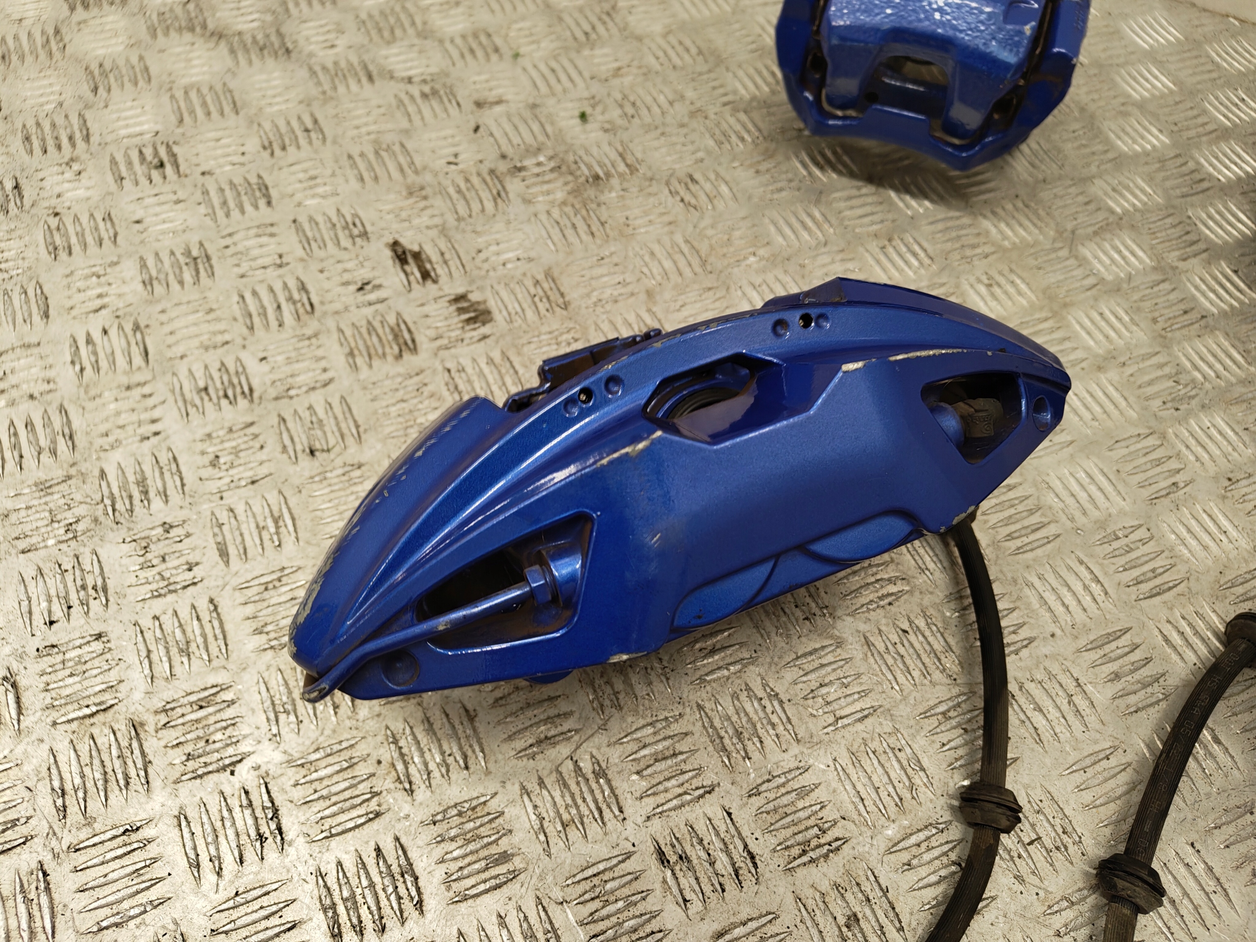 BMW iX i20 caliper calipers brake front rear part blue KOMPLET