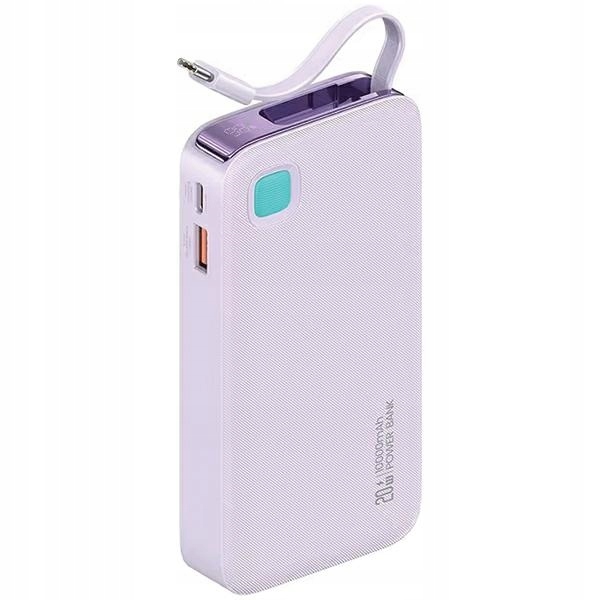 Powerbanka 10000MAH Pd 20W S Navíjecím Kabelem Usb-c
