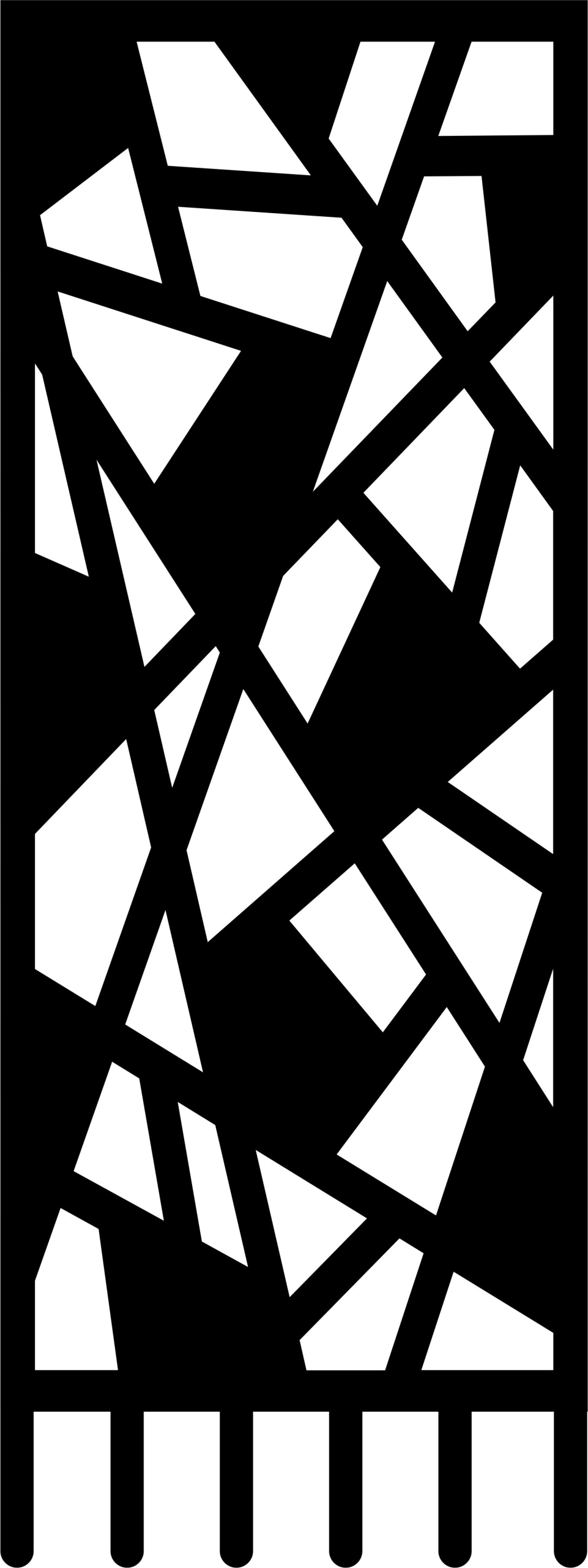 Věšák Panel na oblečení, klíče nebo akcesoria malý ozdobný 60x25 cm