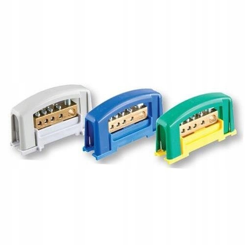 

Zacisk ochronny 1x25, 4x10 niebieski TH35 E.4124P