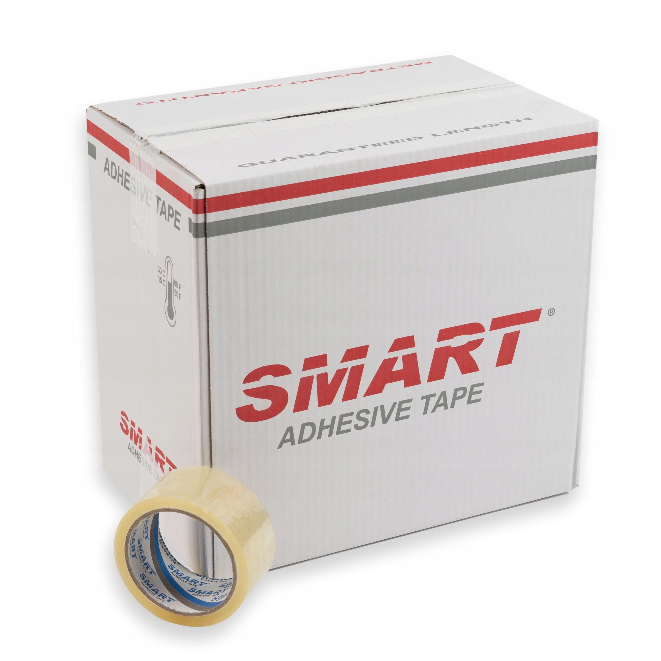 Taśma pakowa SMART akryl 48/100 y bezbarwna 36szt.