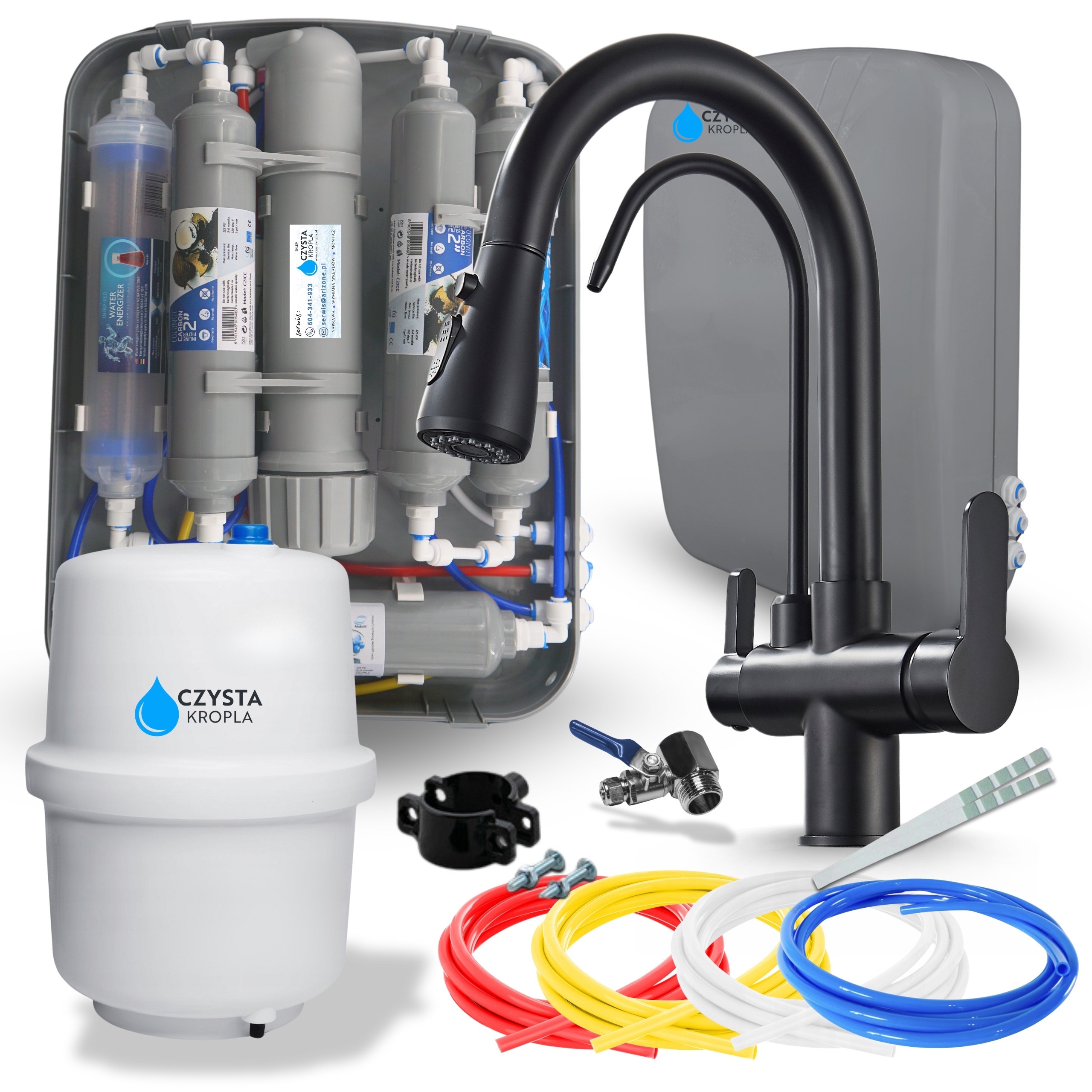 Filtr na pitnou vodu Systém změkčování čištění pod Dřez Set Baterie