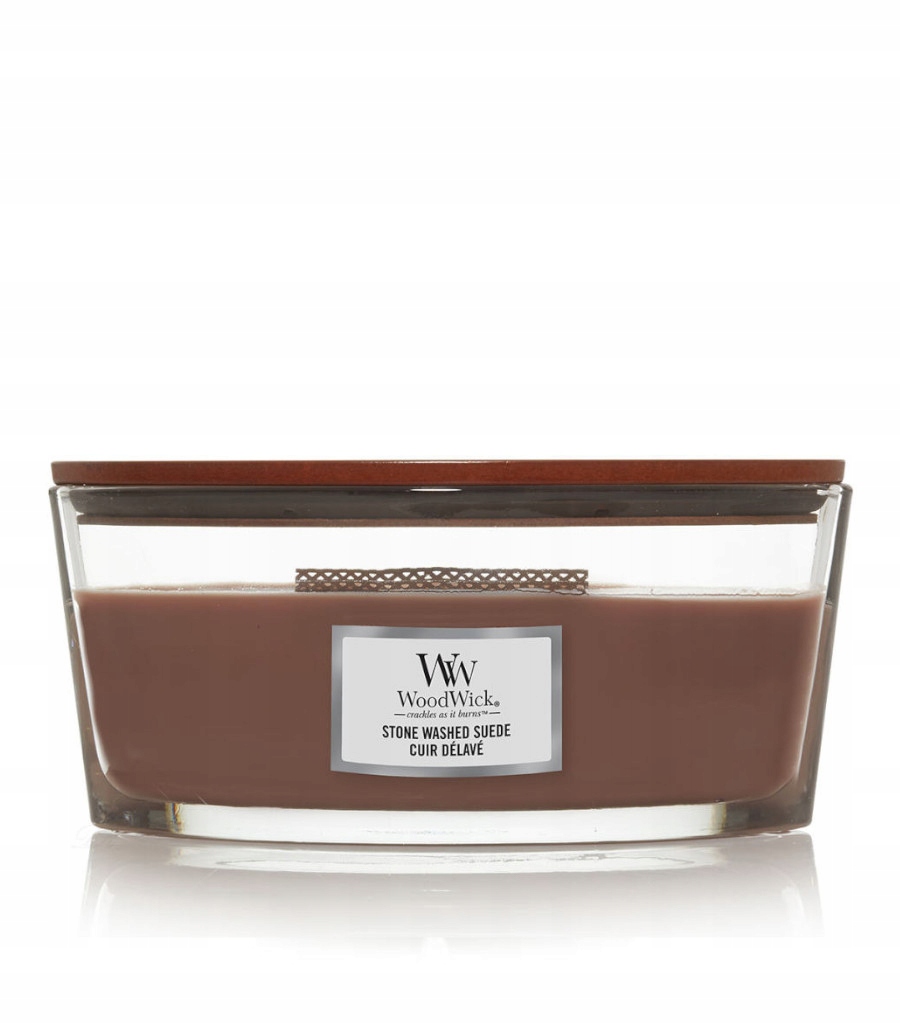 

WoodWick Stone Washed Suede Świeca Zapachowa