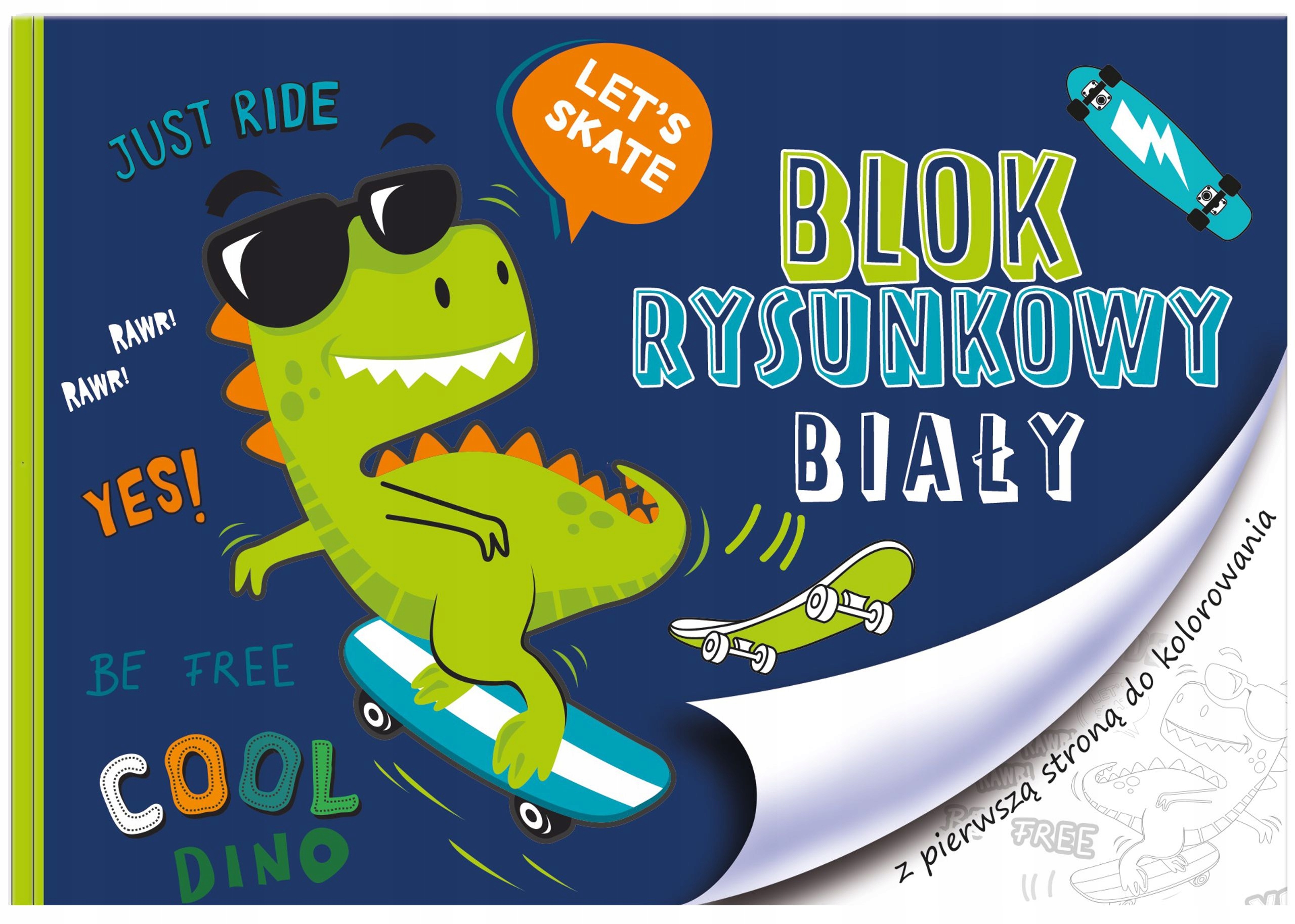 BLOK RYSUNKOWY BIAŁY 20 KARTEK FORMAT A4 BENIAMIN