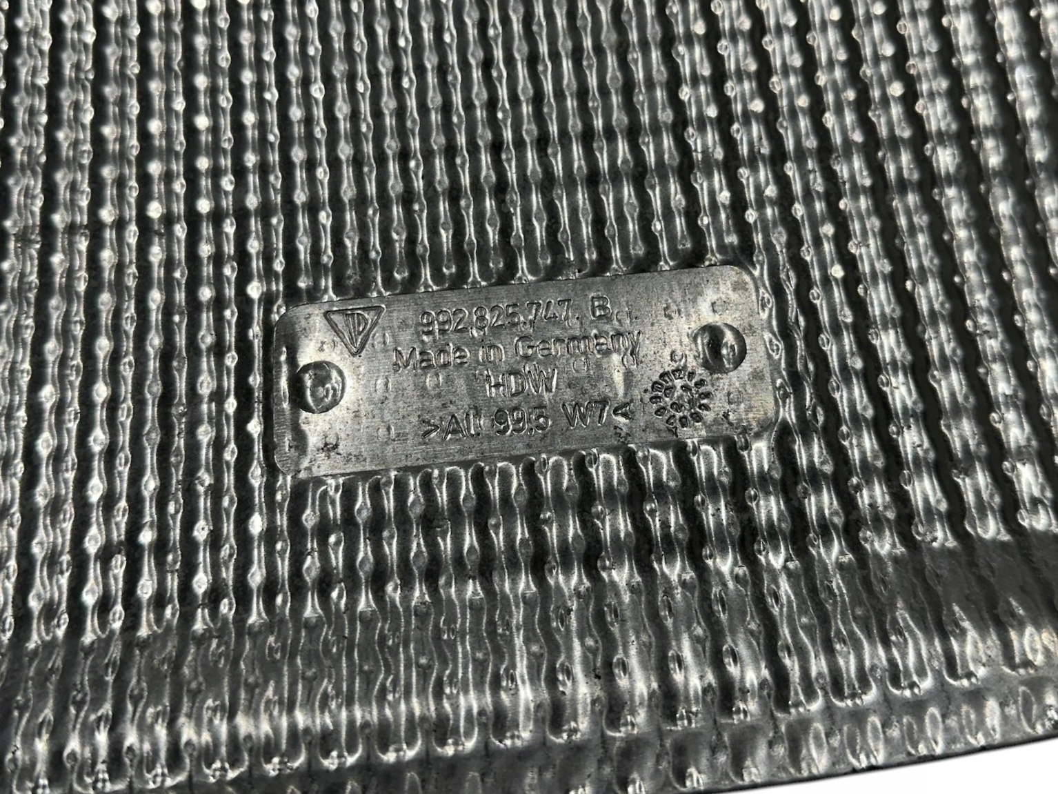 PORSCHE 911 992 Blende Abdeckung abdeckung termiczna 992825747B