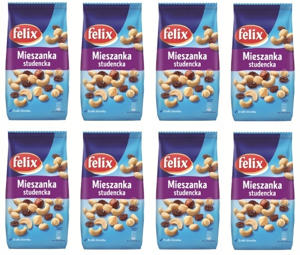 Levně 8x 200g Felix Studentská směs Polovice Kartonu