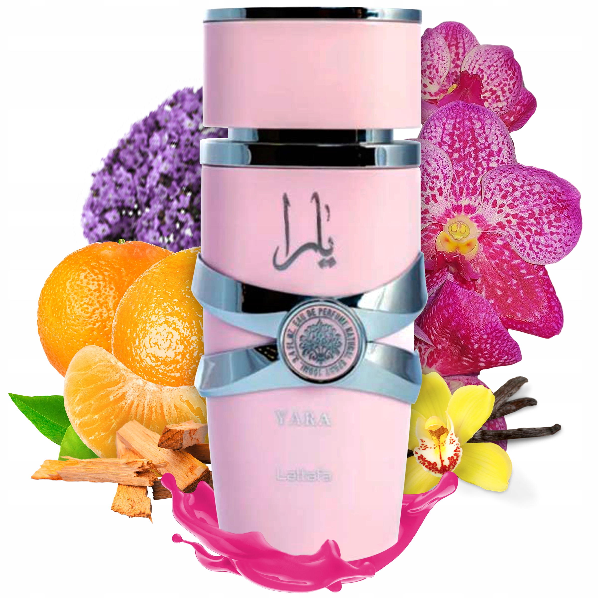 Perfumy Oryginalne Lattafa Yara Słodkie Owocowo-Kwiatowe Waniliowe Kremowe