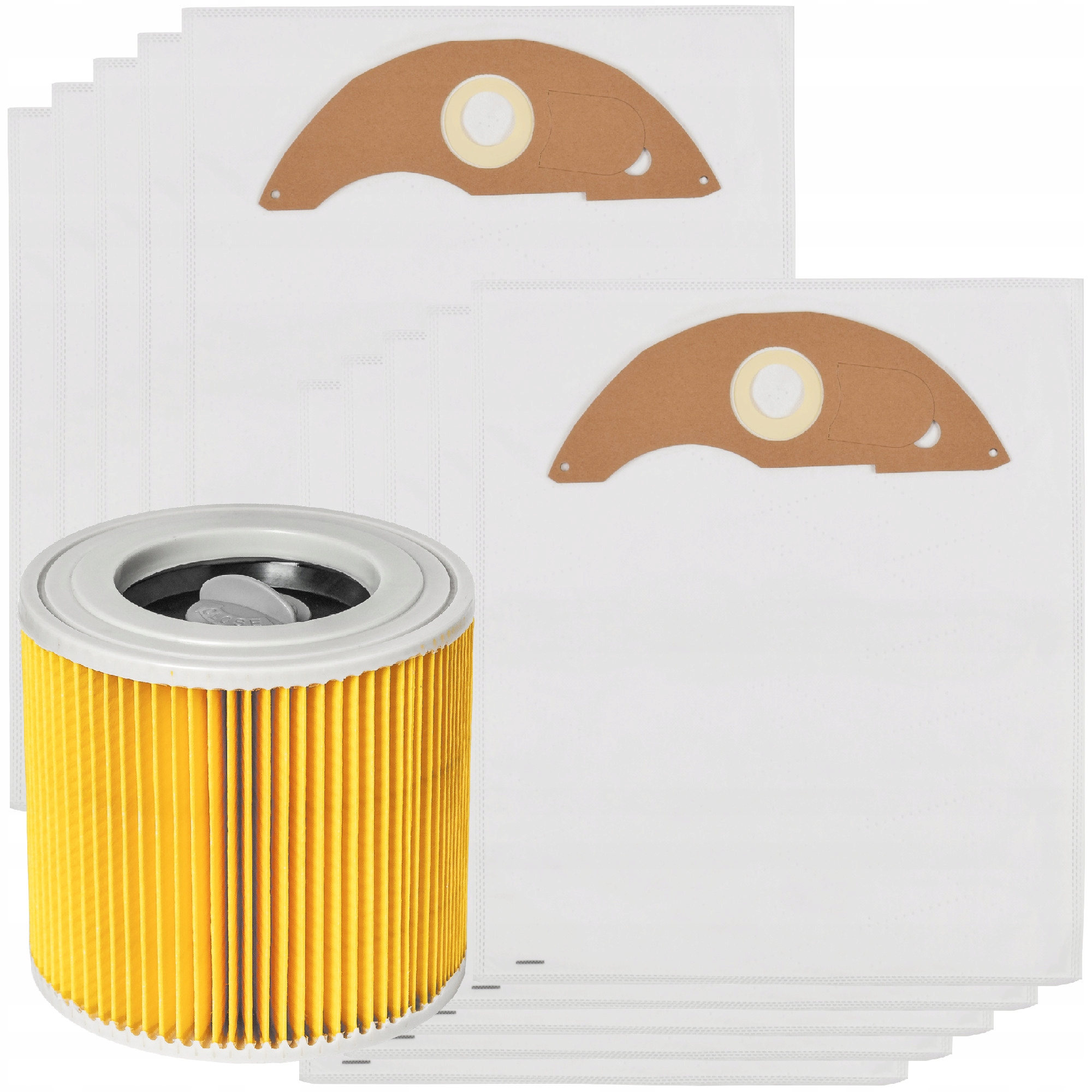 10xWorek syntetyczny Filtr do odkurzacza Karcher Nt 22/1 Ap Nt 22/1 Ap Te