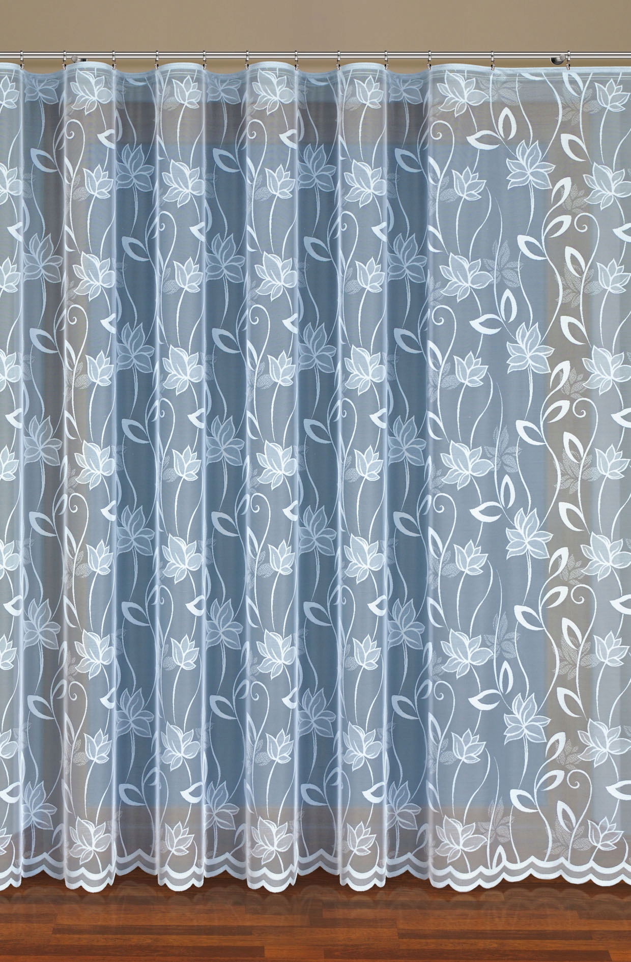 Veselá módna záclona Bez Žehlenia hotová páska šitie 500x240 500x250