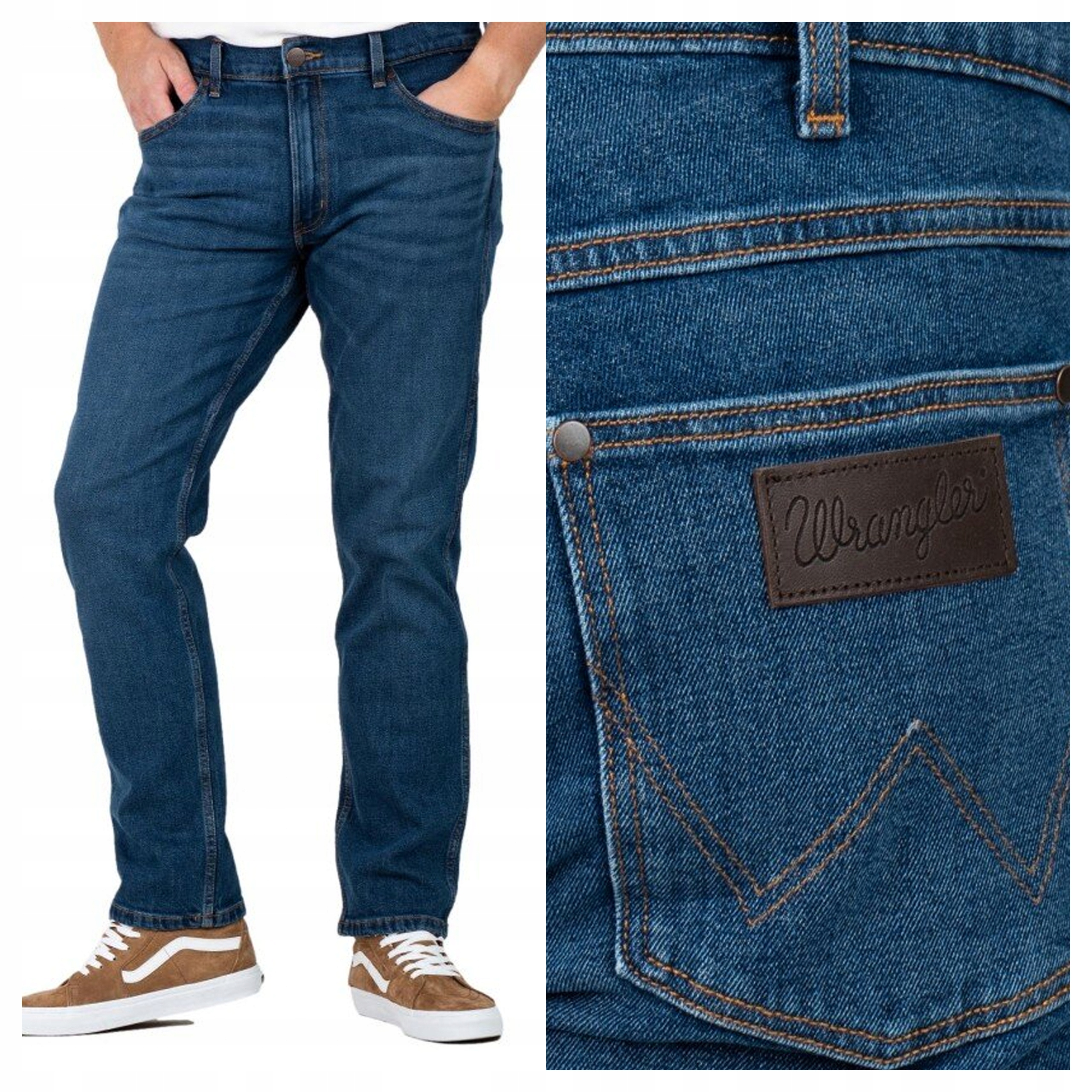 Wrangler Greensboro W31 L34 Pánské džíny rovného střihu