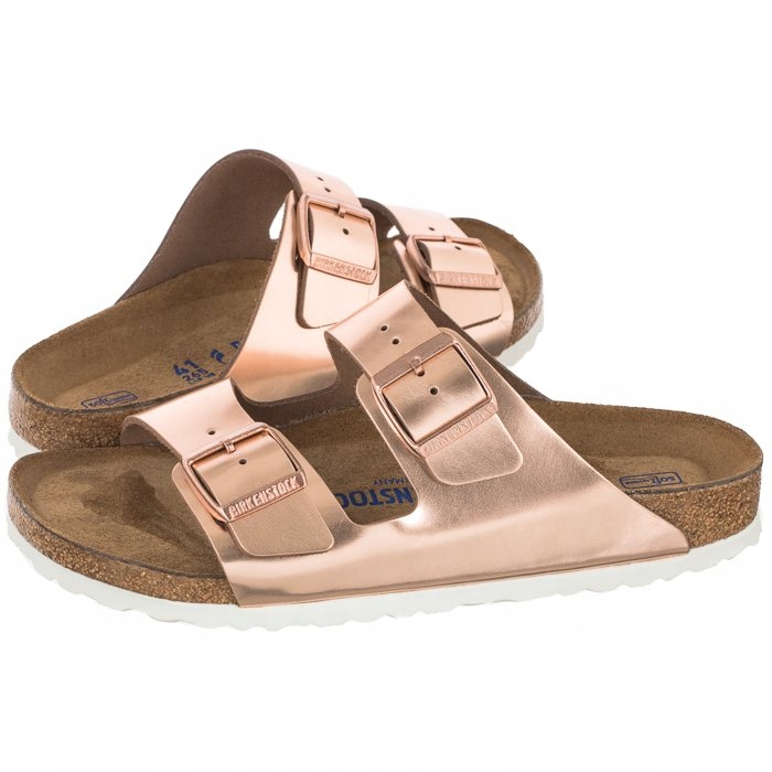 

Buty Klapki Birkenstock Arizona Soft 0952093 Złote