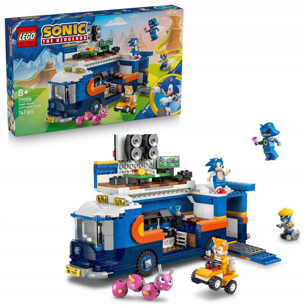 Lego Sonic the Hedgehog 77006 Velitelské vozidlo týmu Sonic