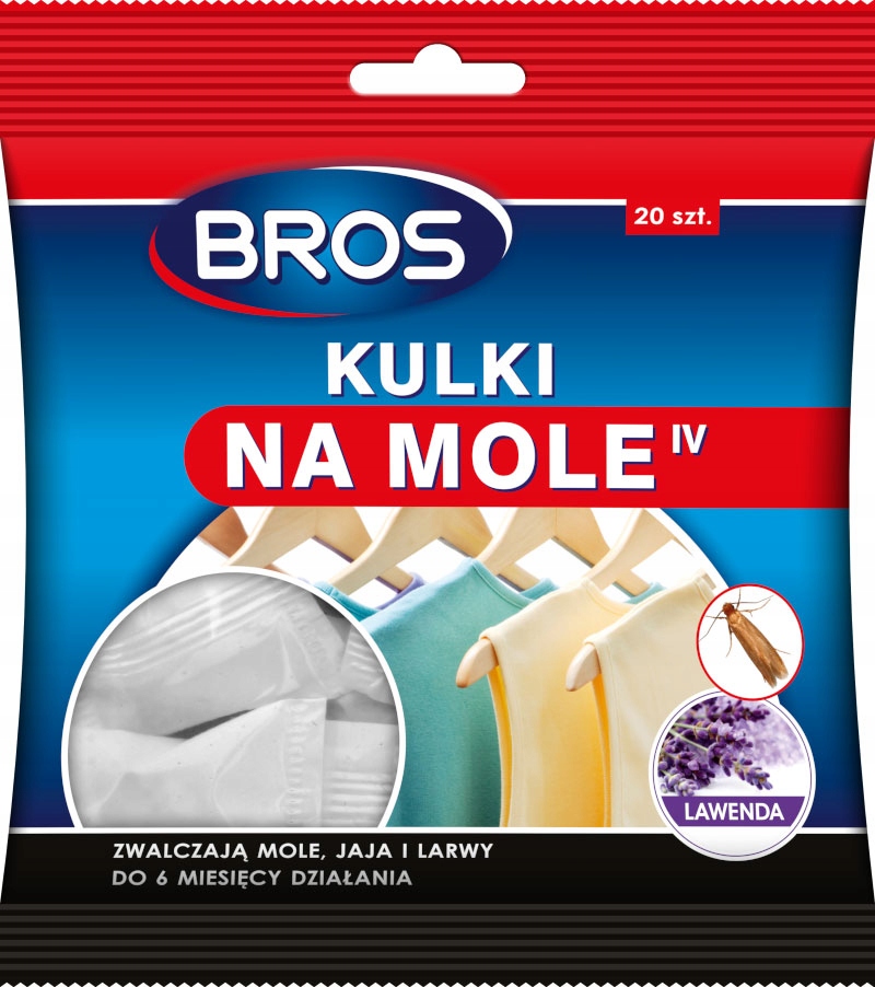 

Bros Kulki Na Mole Lawenda 20 szt