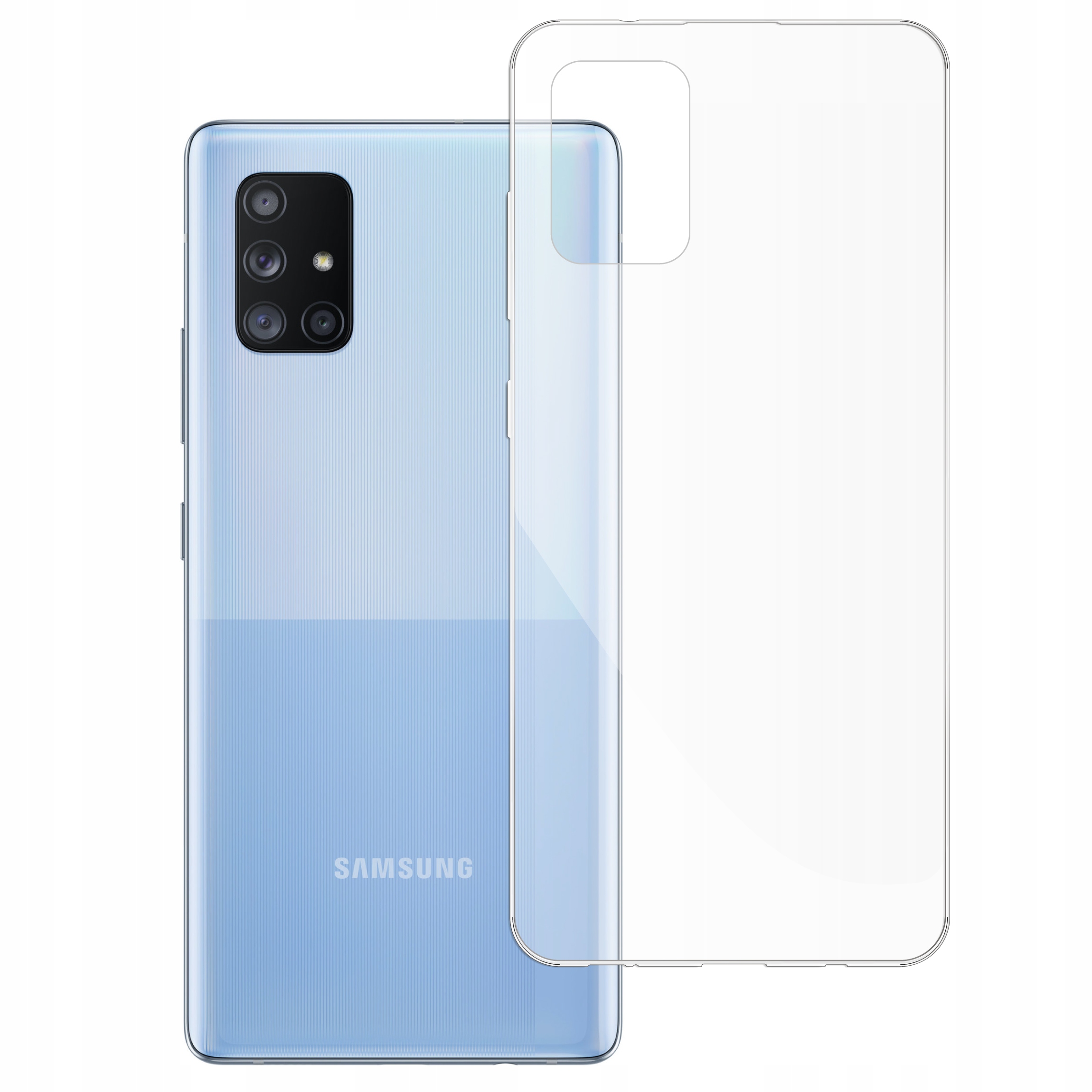 

Etui do Samsung Galaxy A71 5G gumowe Slim Clear