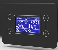 KOCIOŁ Piec PEREKO QmPell EVO 8 kW Najnowszy sterownik PLUM Obsługa 3-pompy Rodzaj paliwa pellet