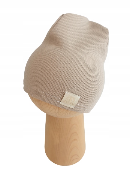 

Czapka Prążek, Czapki Dla Dzieci, Beż 40-43cm