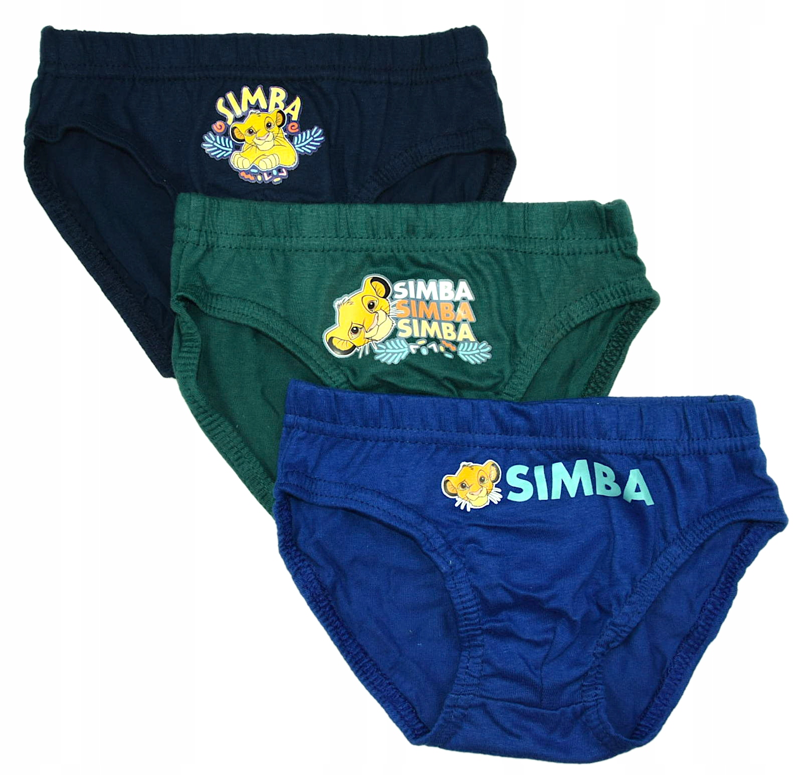 

3-PACK Slipy Majtki Chłopięce Król Lew 122/128
