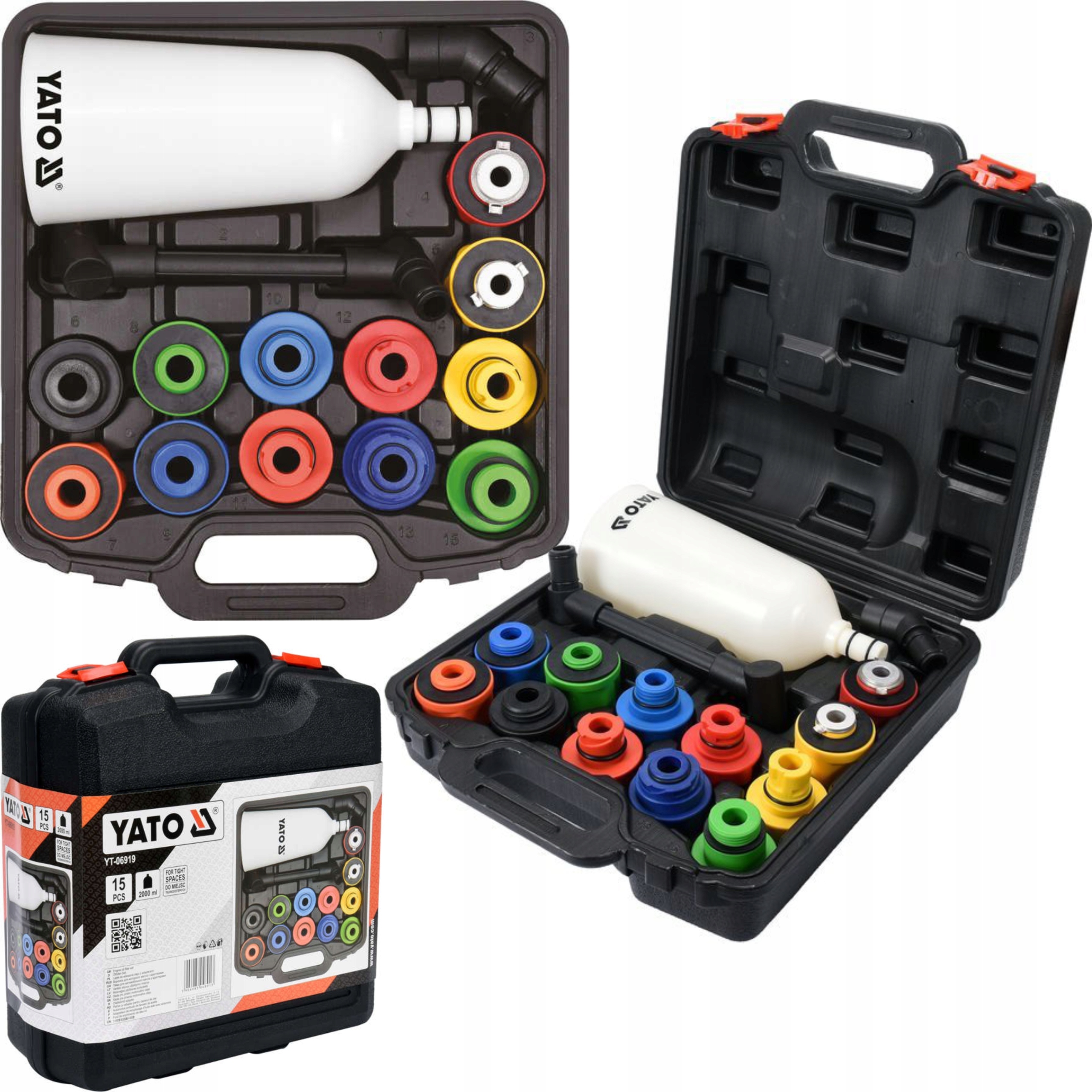 

Yato Lejek Do Oleju Z Adapterami Pojemność 2L Yato