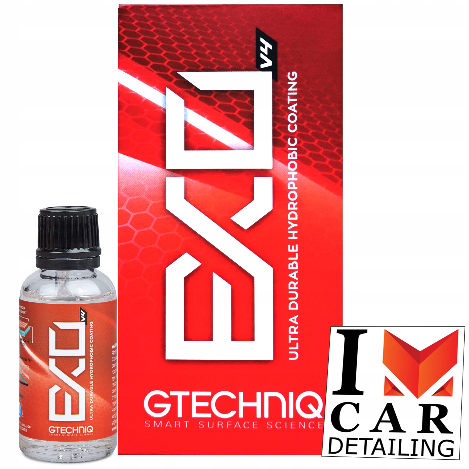 GTECHNIQ EXO v4 - Zaawan. powłoka hydrofobowa 50ml