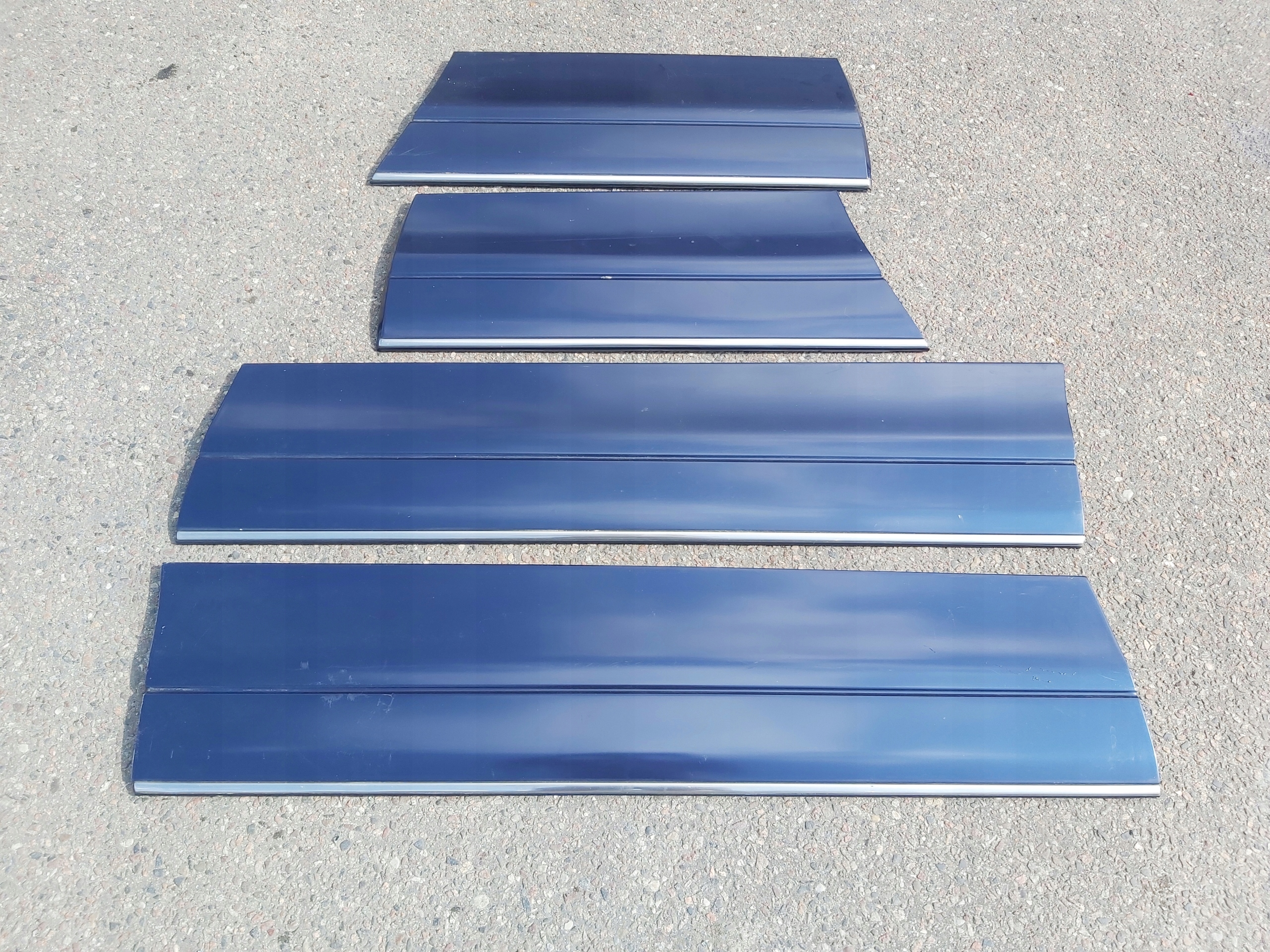 moulding door front left MERCEDES W140 LIFT CHROM