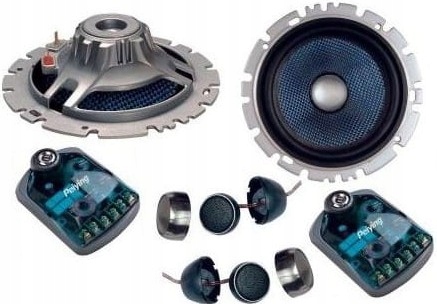 Zestaw audio głośniki samochodowe Peiying 16 cm tweetery zwrotnice 120W