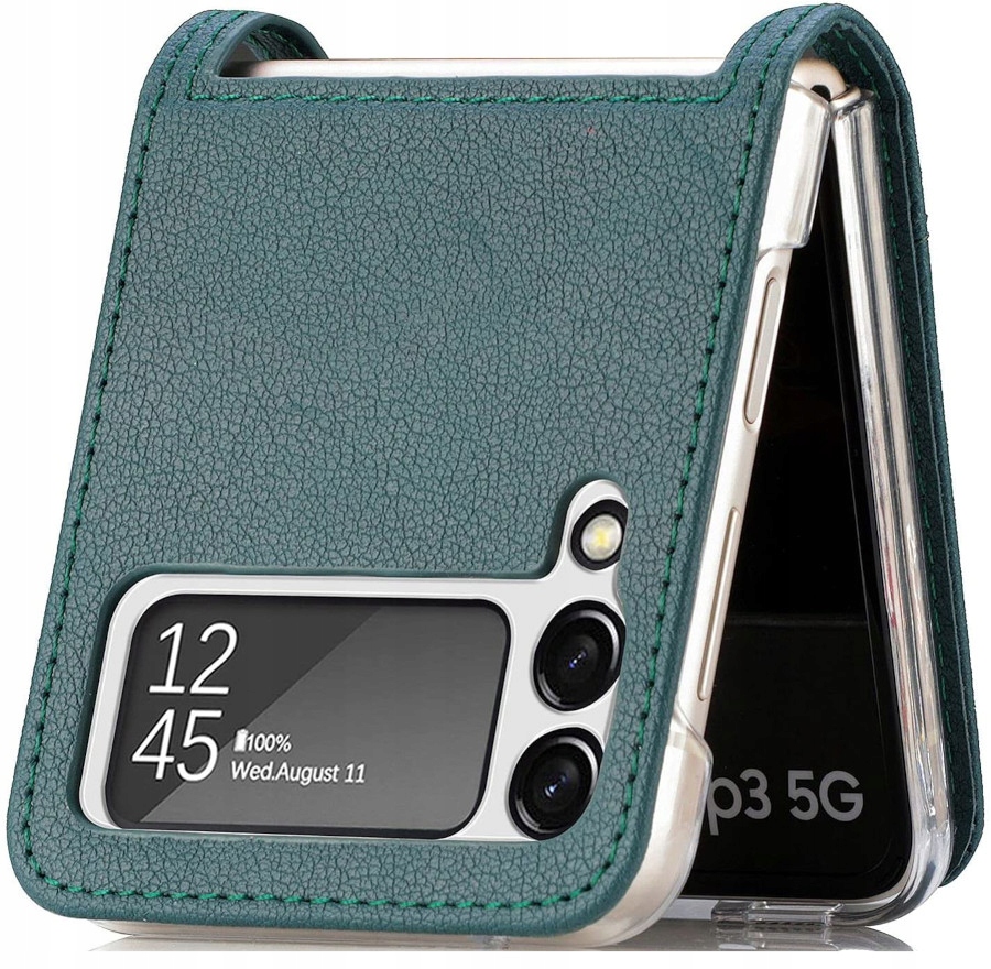 

Etui do Samsung Z Flip 3 5G Skórzane Leather Cover