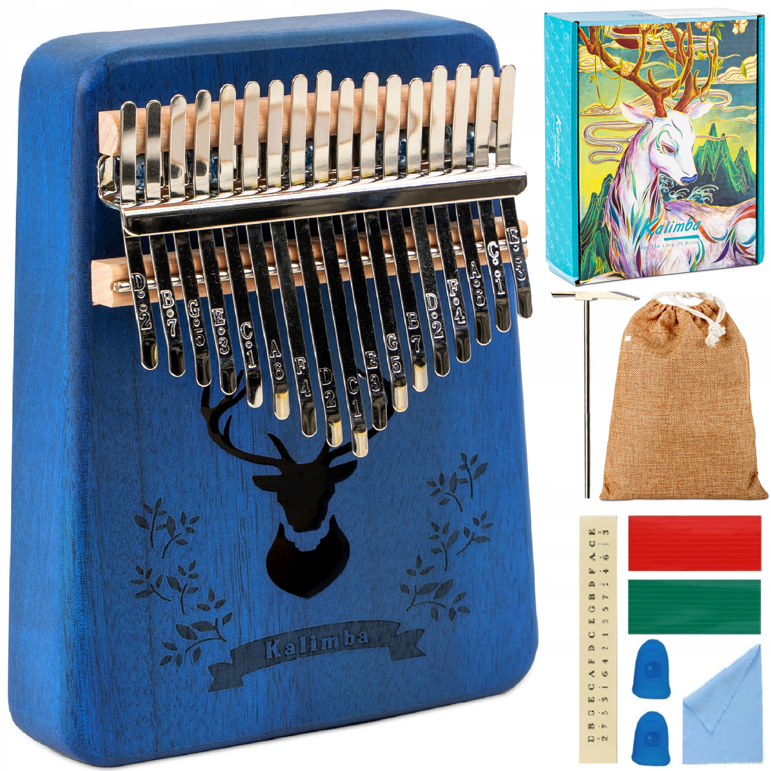 

Kalimba drewniana Pianino Afrykański Instrument