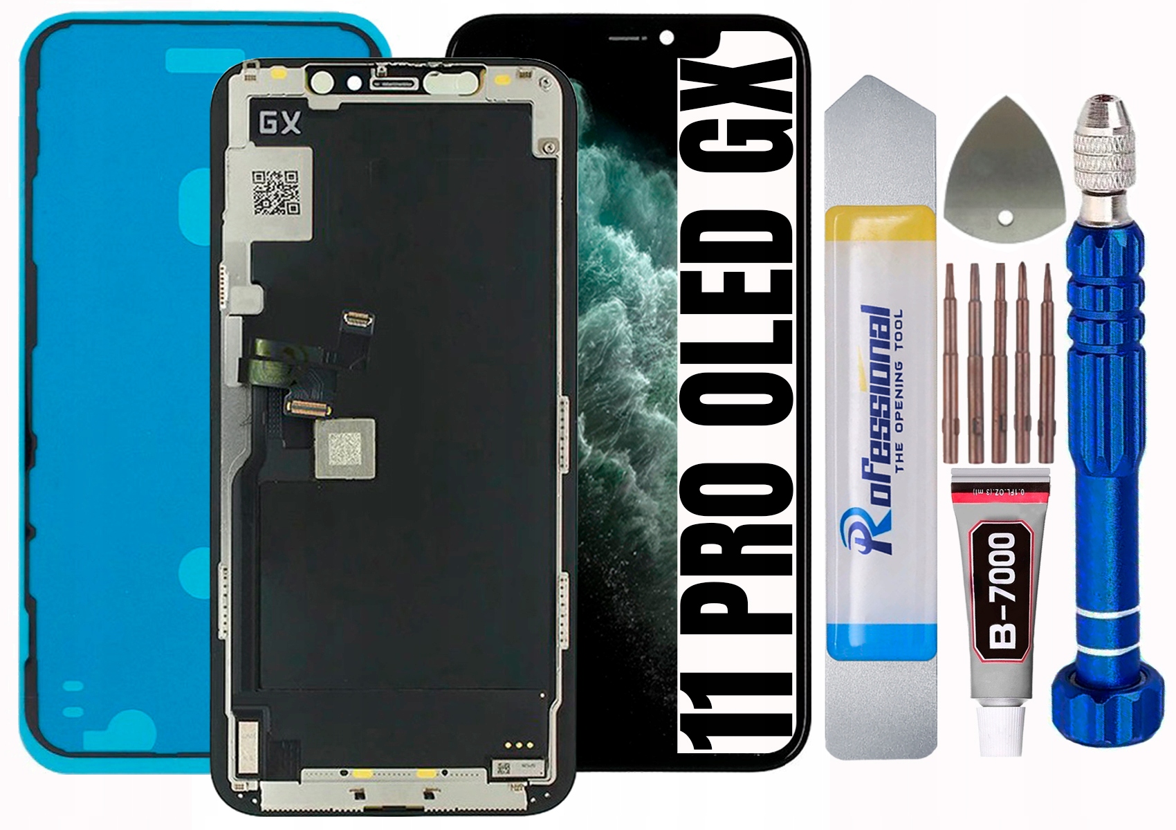 Displej Pro Iphone 11 Pro Oled Gx LCD Displej Těsnění