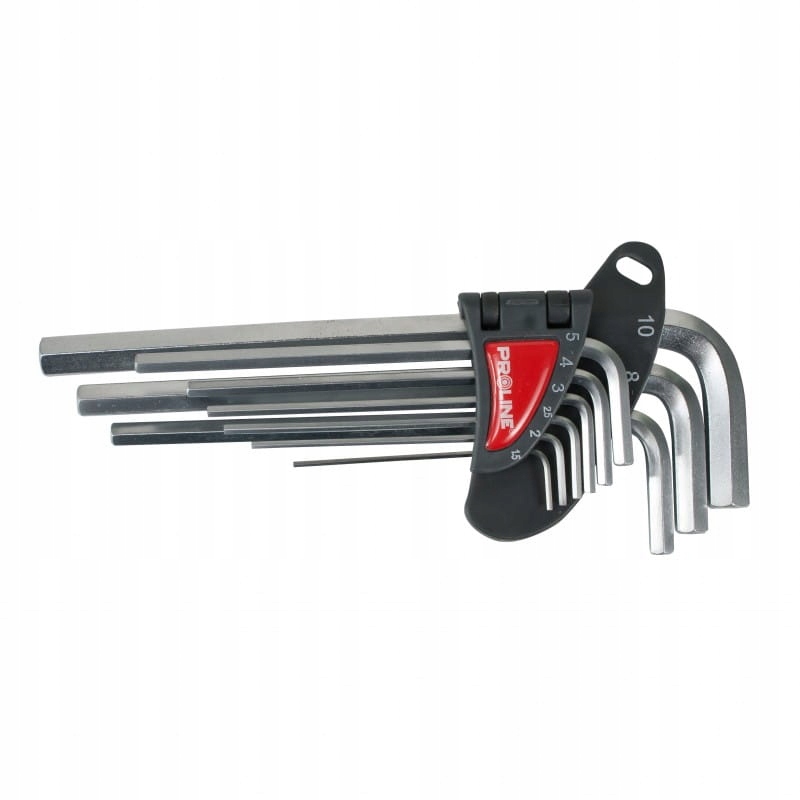 Zestaw kluczy imbusowych długich 9 sztuk 1.5-10mm CV Proline 48319