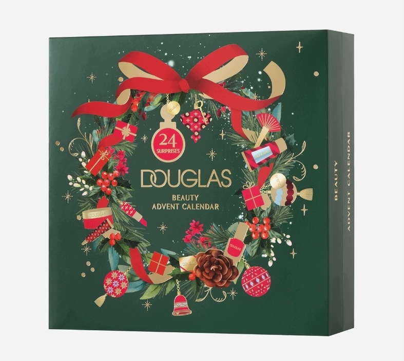 Адвент-календарь Douglas Beauty, 24 средства и аксессуара для макияжа и ухода