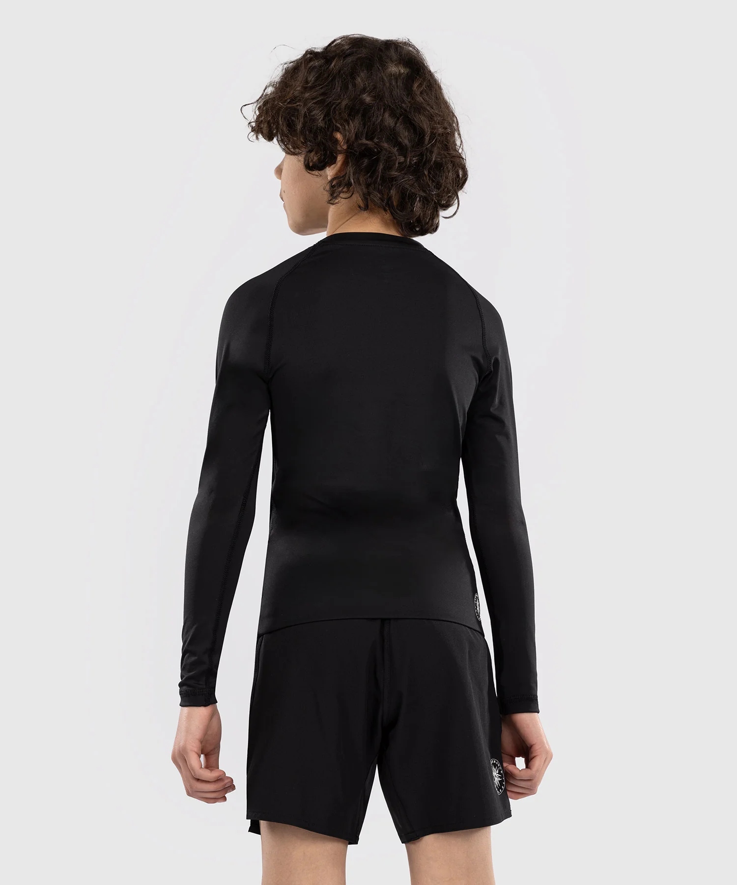 Rashguard Długi Rękaw Dla Dzieci Venum Contender Czarny 8LAT