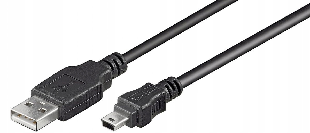 Kabel USB A - USB mini B Goobay 50768 3 m czarny