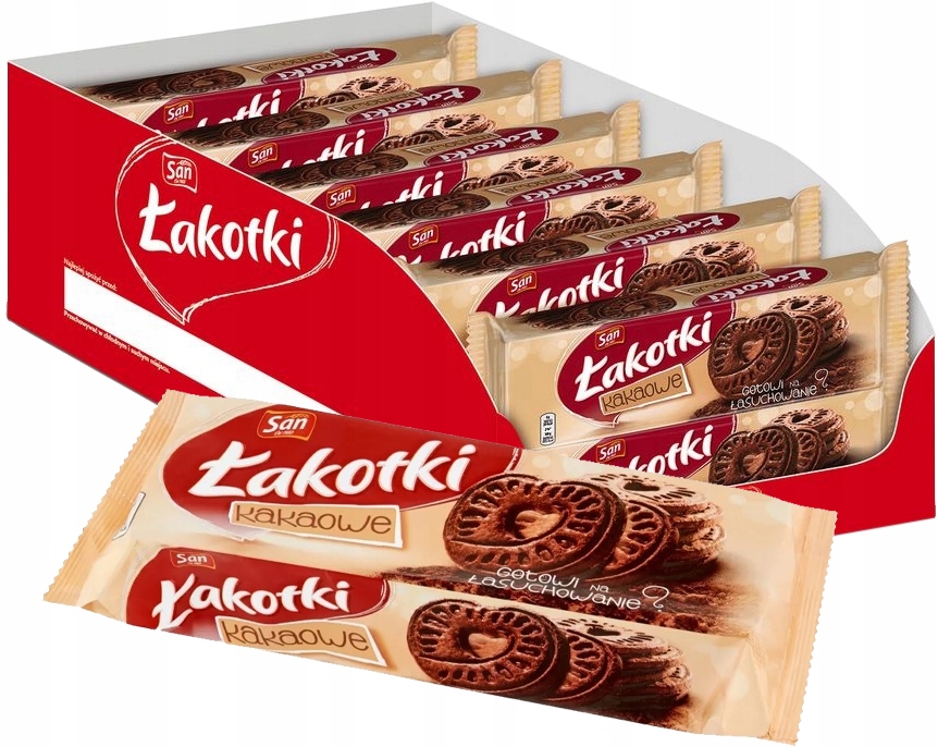Ciastka Kakaowe Łakotki 168g x12