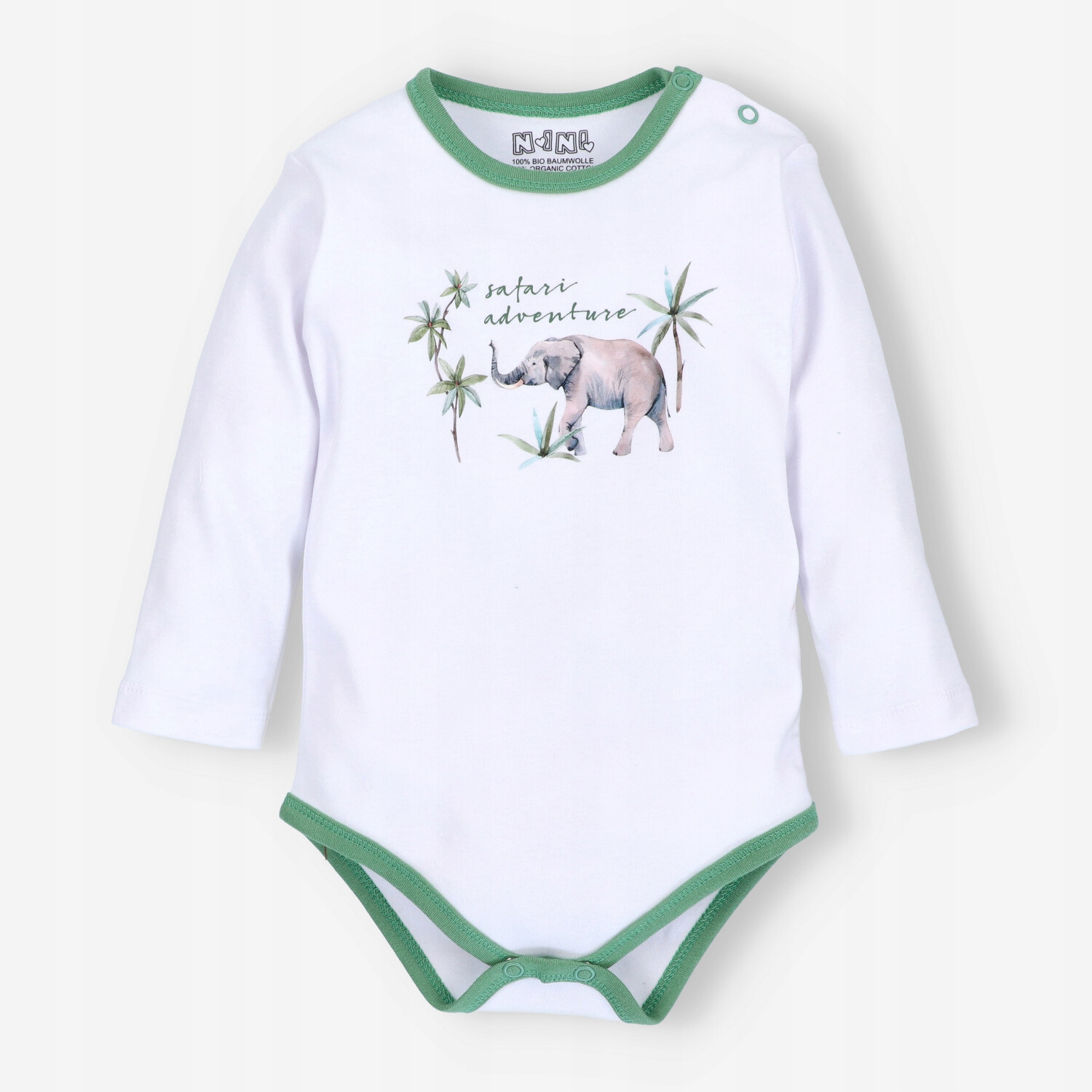 Body niemowlęce z bawełny organicznej dla chłopca