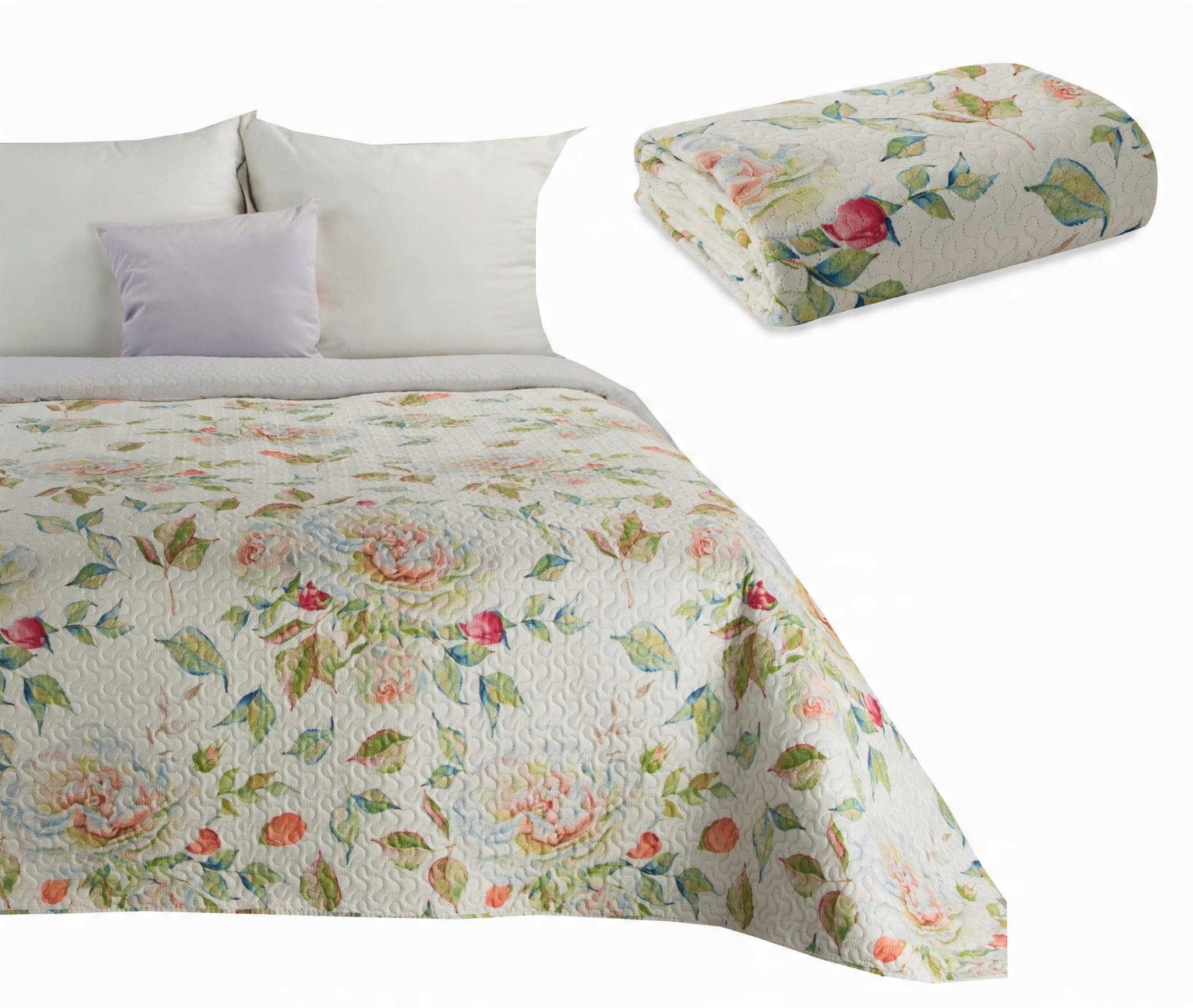 

Narzuta Na Łóżko 200x220 Design91 Rosa Pikowana
