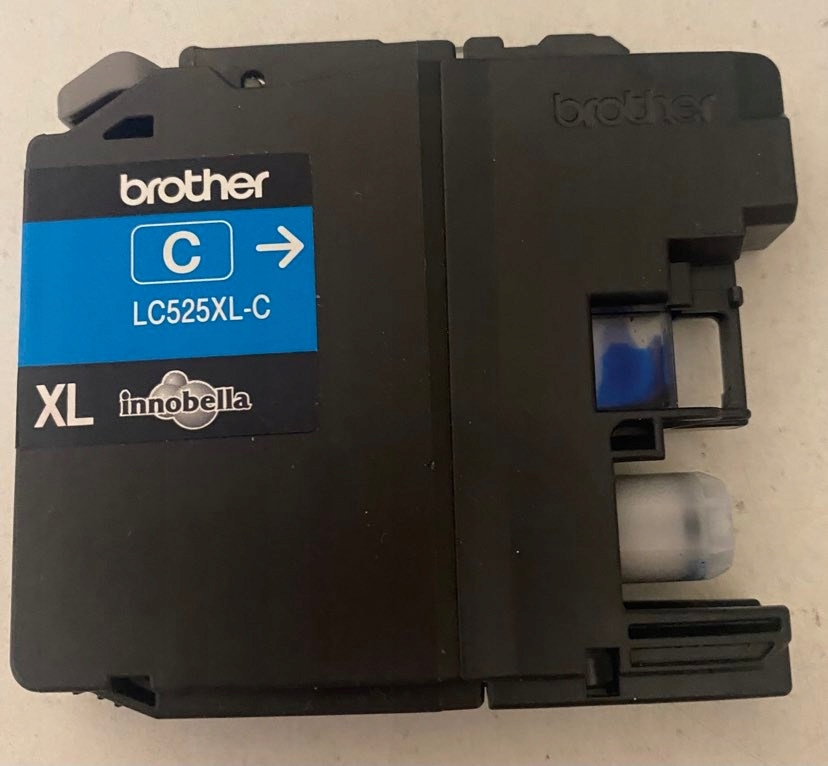 BROTHER WKŁAD TUSZ LC525XL-C CYAN ORYGINAŁ PUSTY