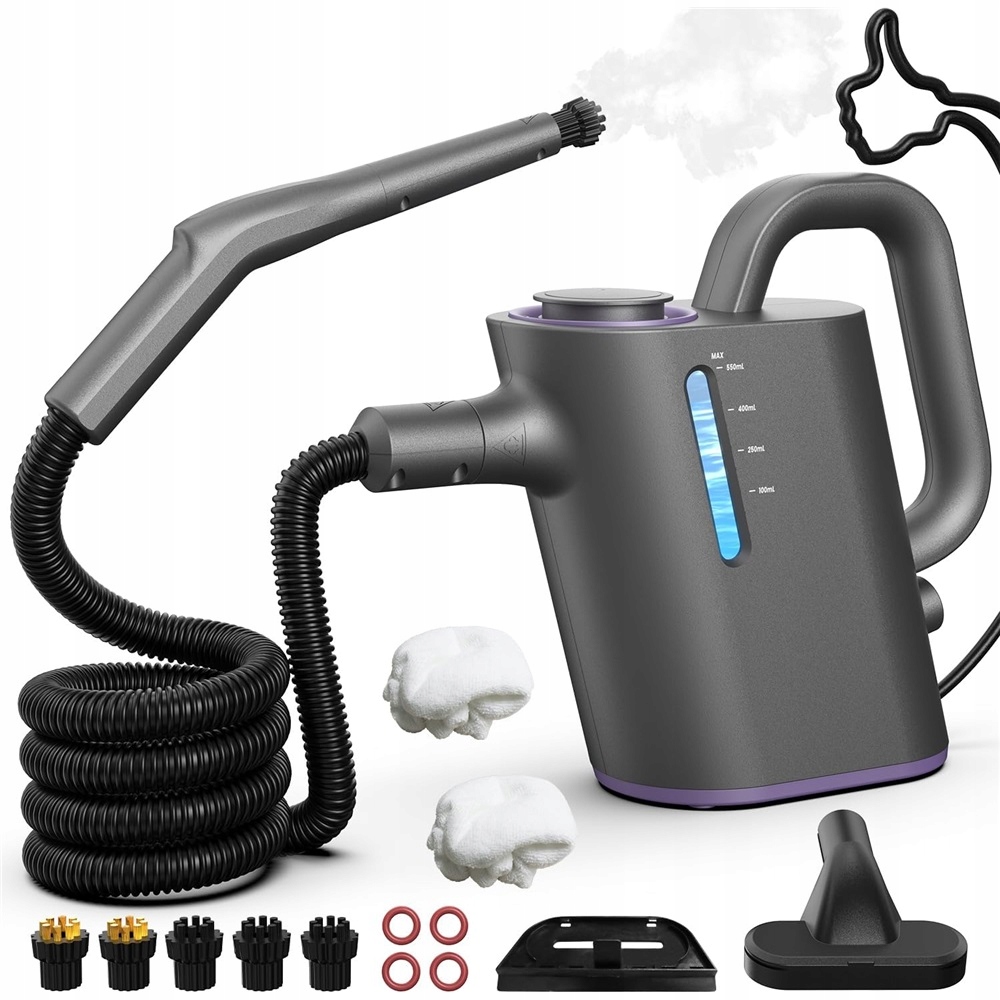 Výkonný Parní Čistič Oken Parník 1500W Ruční čistič 3 bary