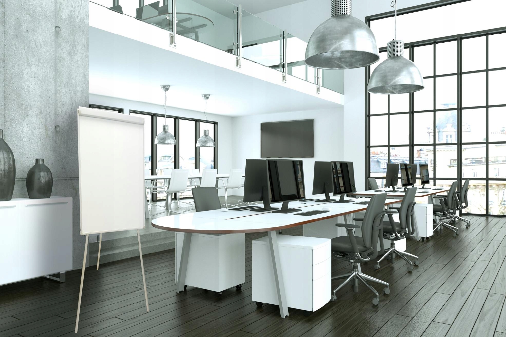 FLIPCHART ECO MAGNETYCZNY NA TRÓJNOGU 60X90Xh276CM Stan opakowania oryginalne