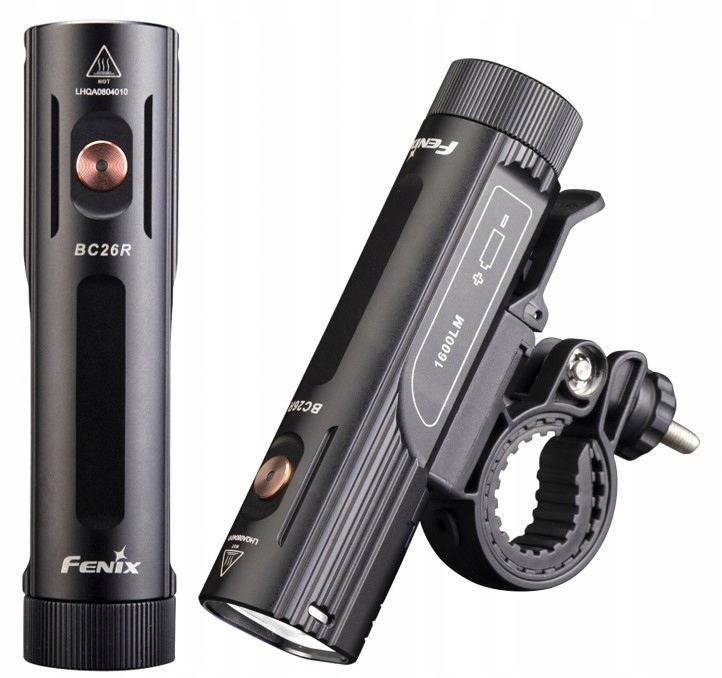 Fenix Latarka Diodowa Rowerowa Usb-c Akumulator 5000 mAh BC26R 169m 1600lm
