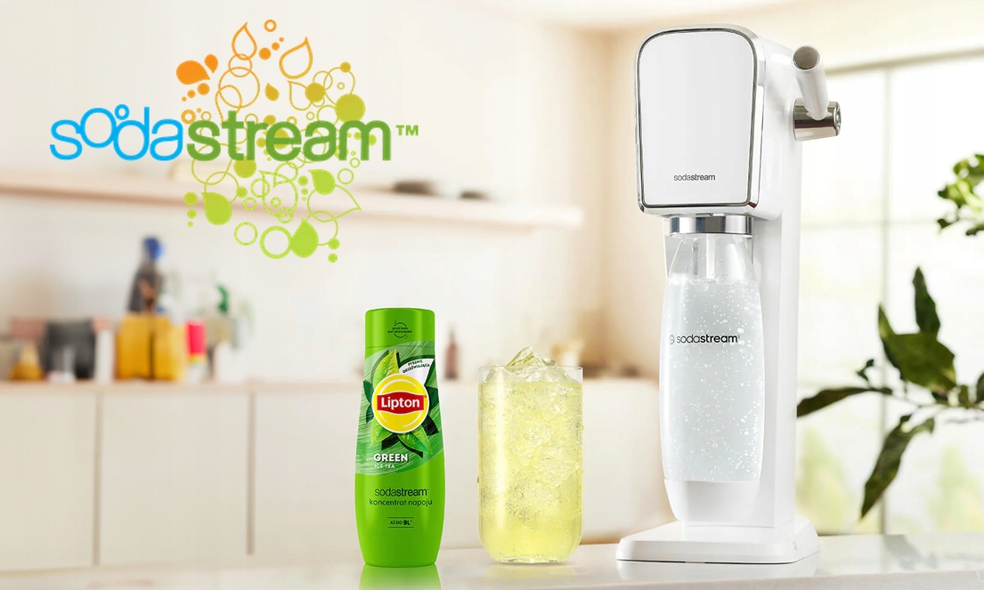 SYROP SODASTREAM LIPTON GREEN ICE TEA DO SATURATORA 9L NAPOJU z 440ml Kolor dominujący zielony