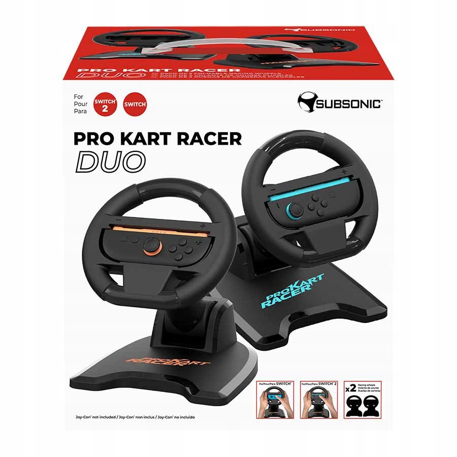 Kierownica Wyścigowa Subsonic Pro Kart Racer Duo do Nintendo Switch