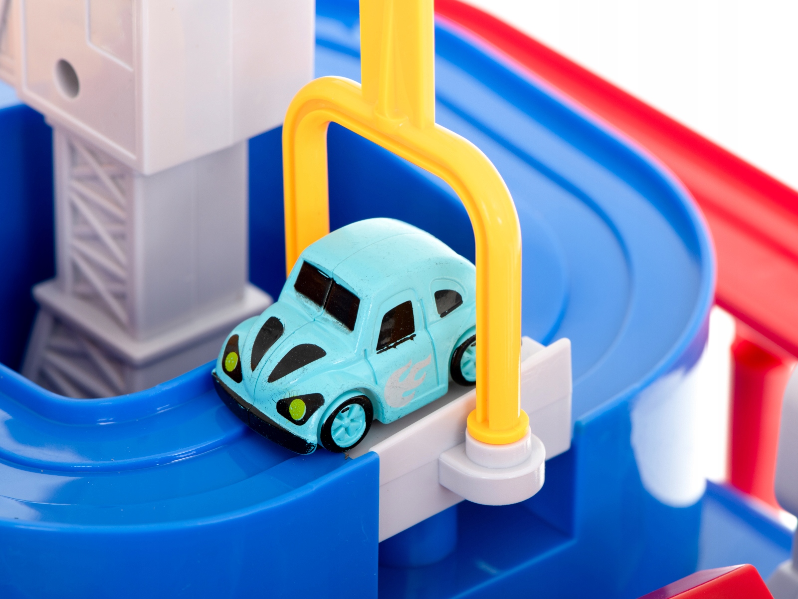 Tor przeszkód interaktywny samochodowy wyścigi parking 4 pojazdy auto autob Płeć chłopcy