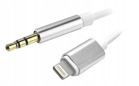 

Kabel Aux Jack wtyk 3.5mm - iPhone lightning 100cm