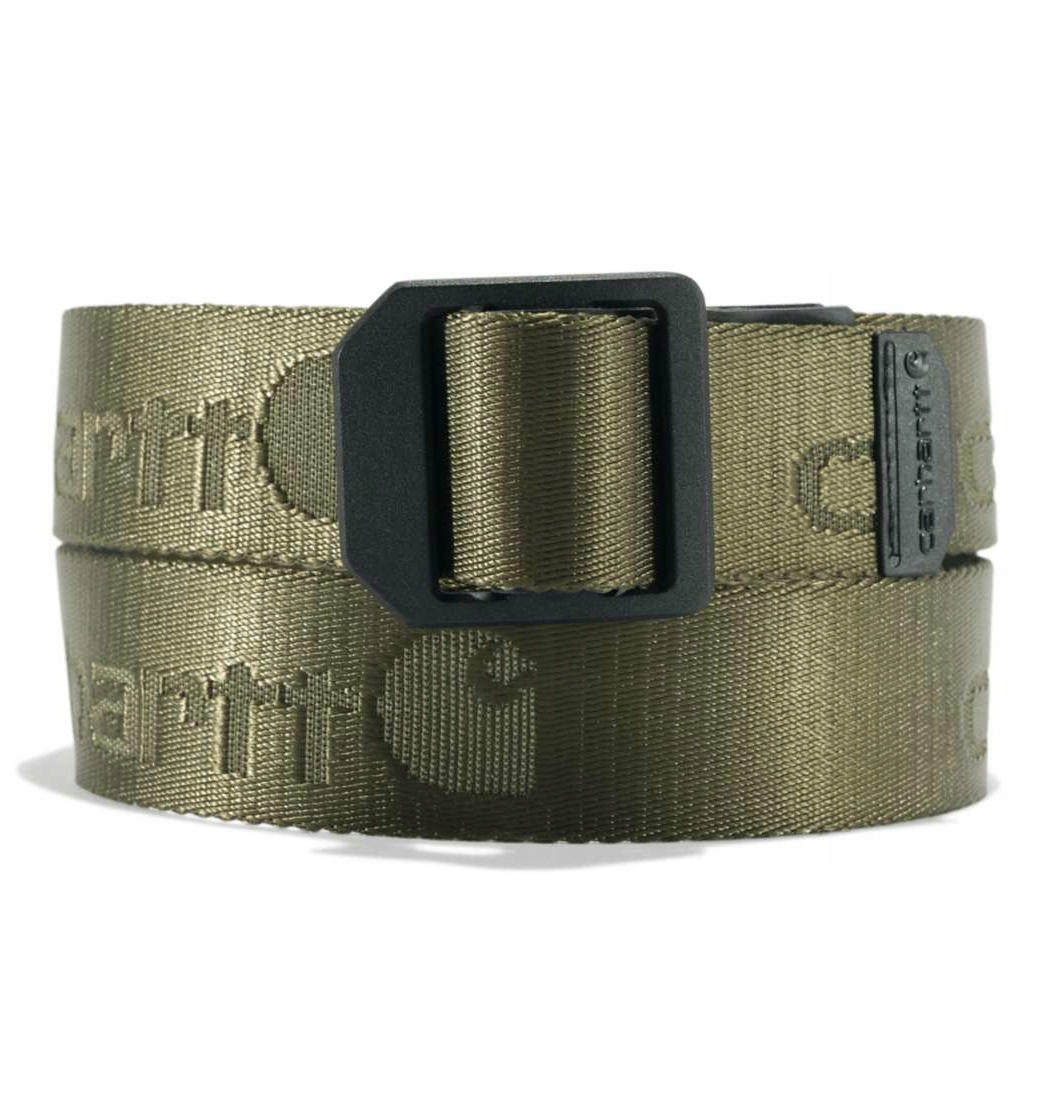 Pásek Carhartt Nylonový popruh s přezkou Ladder Lock, zelený