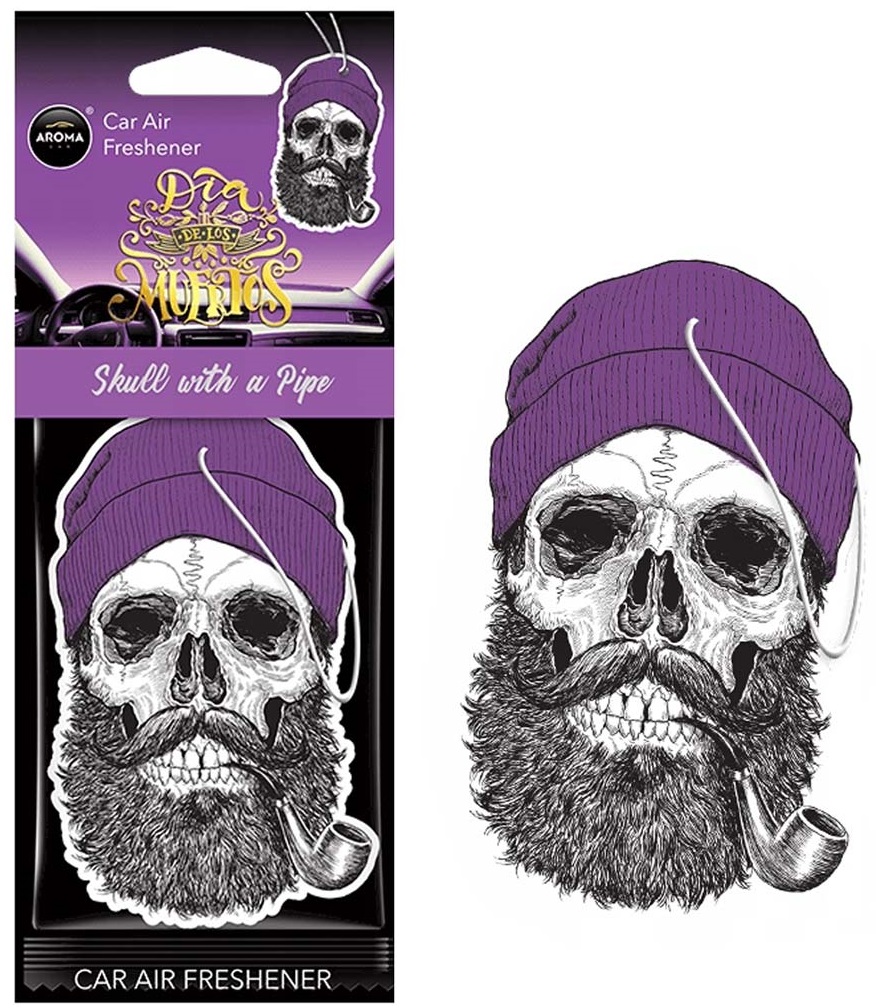 Odświeżacz powietrza AROMA CAR MUERTOS Skull Pipe