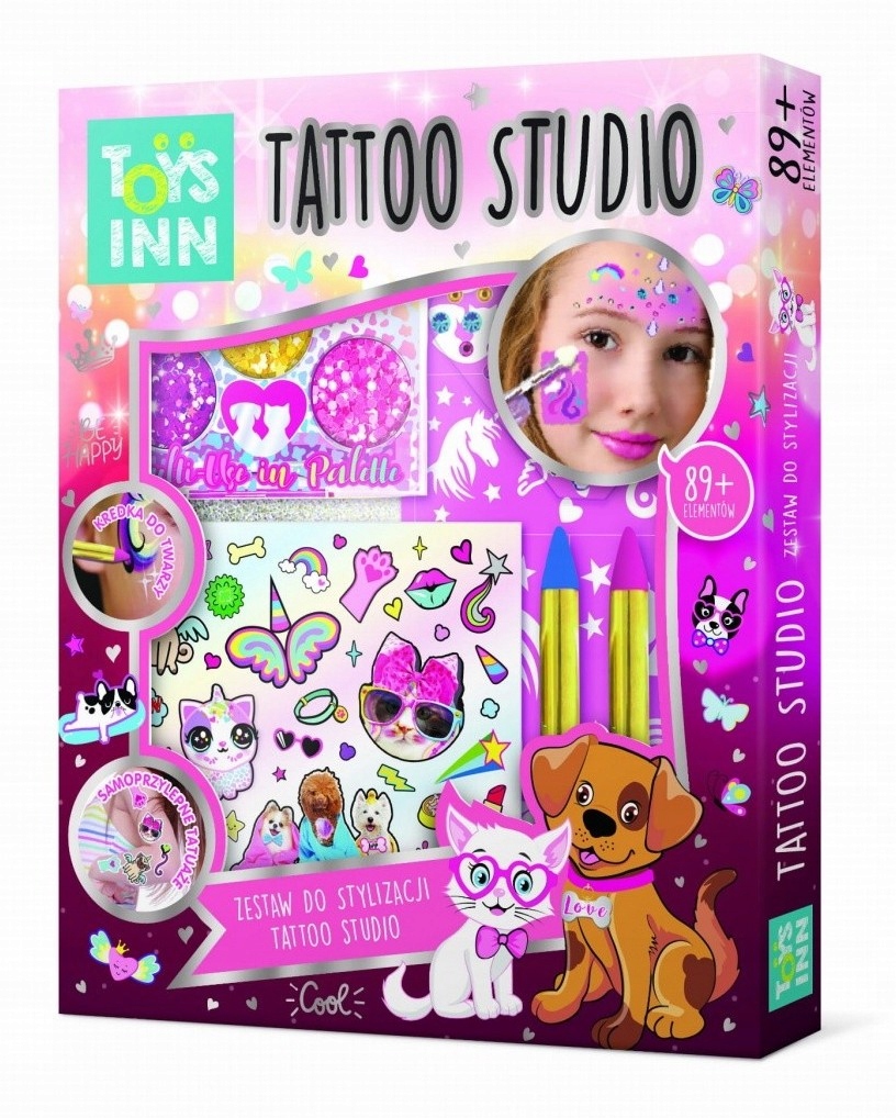 

Studio Tatuażu Brokatowe Tatuaże kryształki szablo